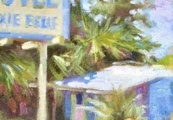 Painting of Dixie Belle Motel